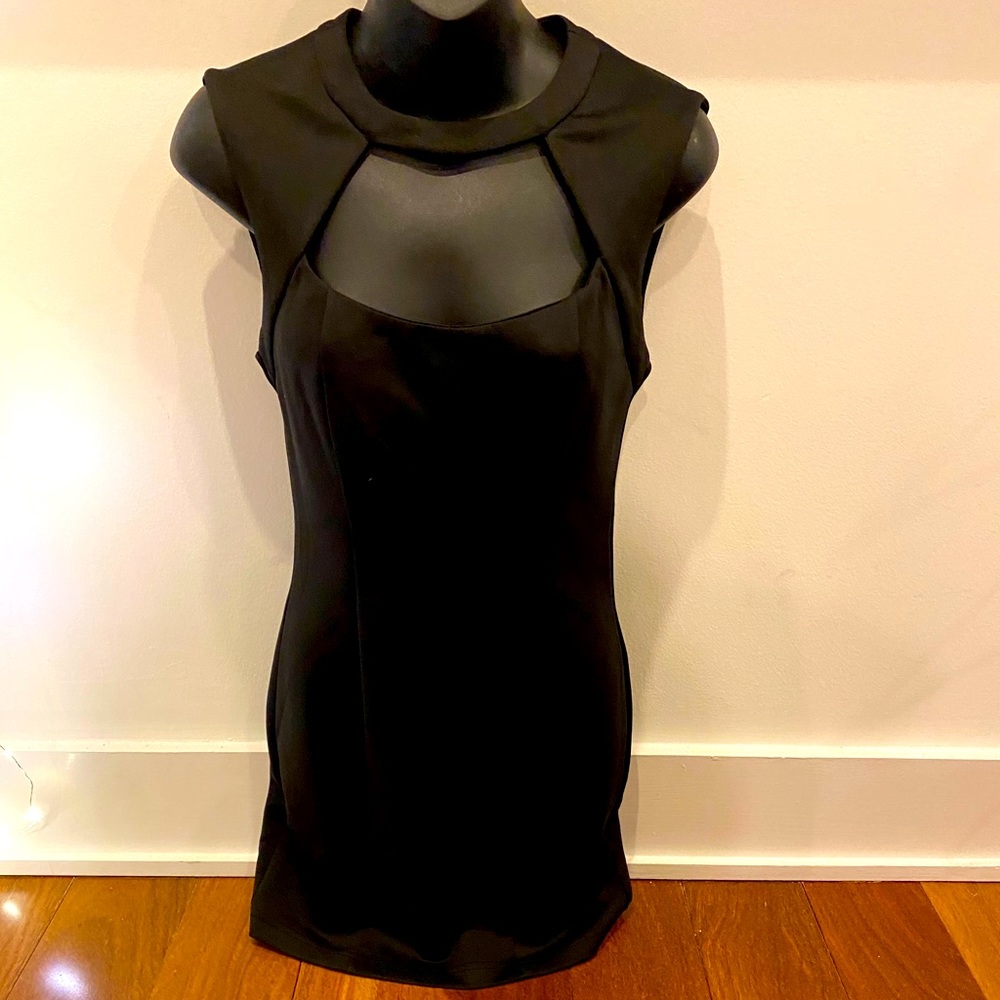 BLACK FOREVER 21 MINI PARTY DRESS